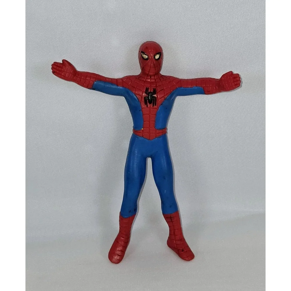 Vintage 1989 Just Toys Spider-Man Bendable Action Figure 6